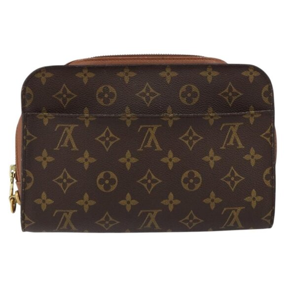 LOUIS VUITTON Monogram Orsay Clutch Bag LV Auth - Picture 3 of 16